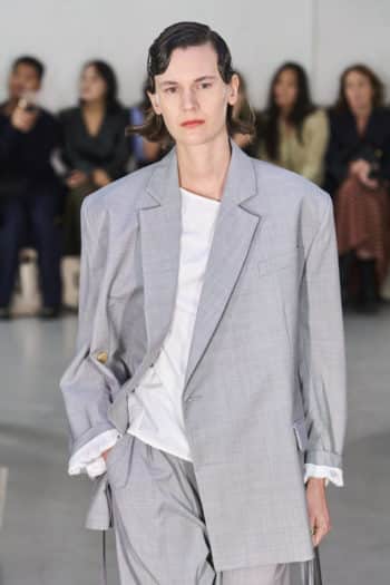 Oversize grey suit Eudon Choi SS23