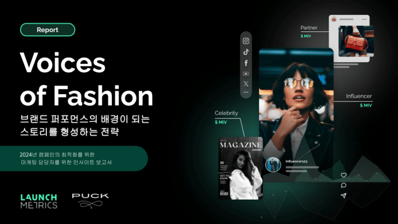 Voices of Fashion : 브랜드 퍼포먼스의 배경이 되는 스토리를 형성하는 전략